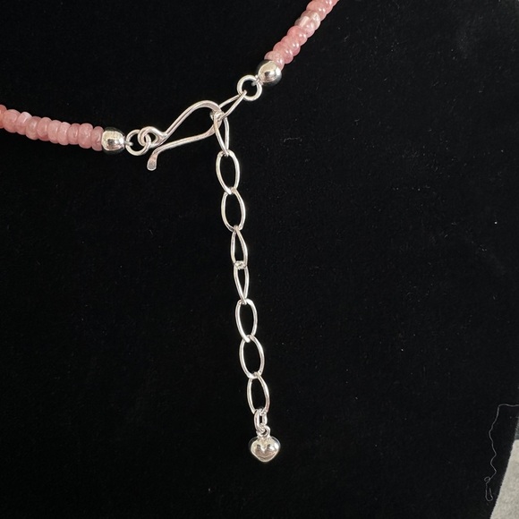 Jay King Rhodochrosite Graduated Bead 18" Sterling Silver Necklace - Picture 5 of 7